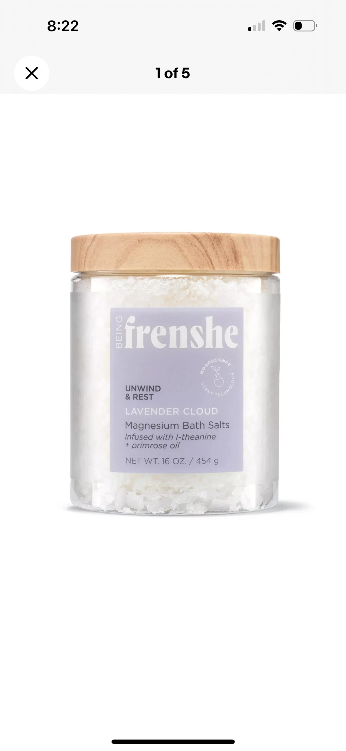 Being Frenshe Magnesium Bath Salts - Lavender Cloud