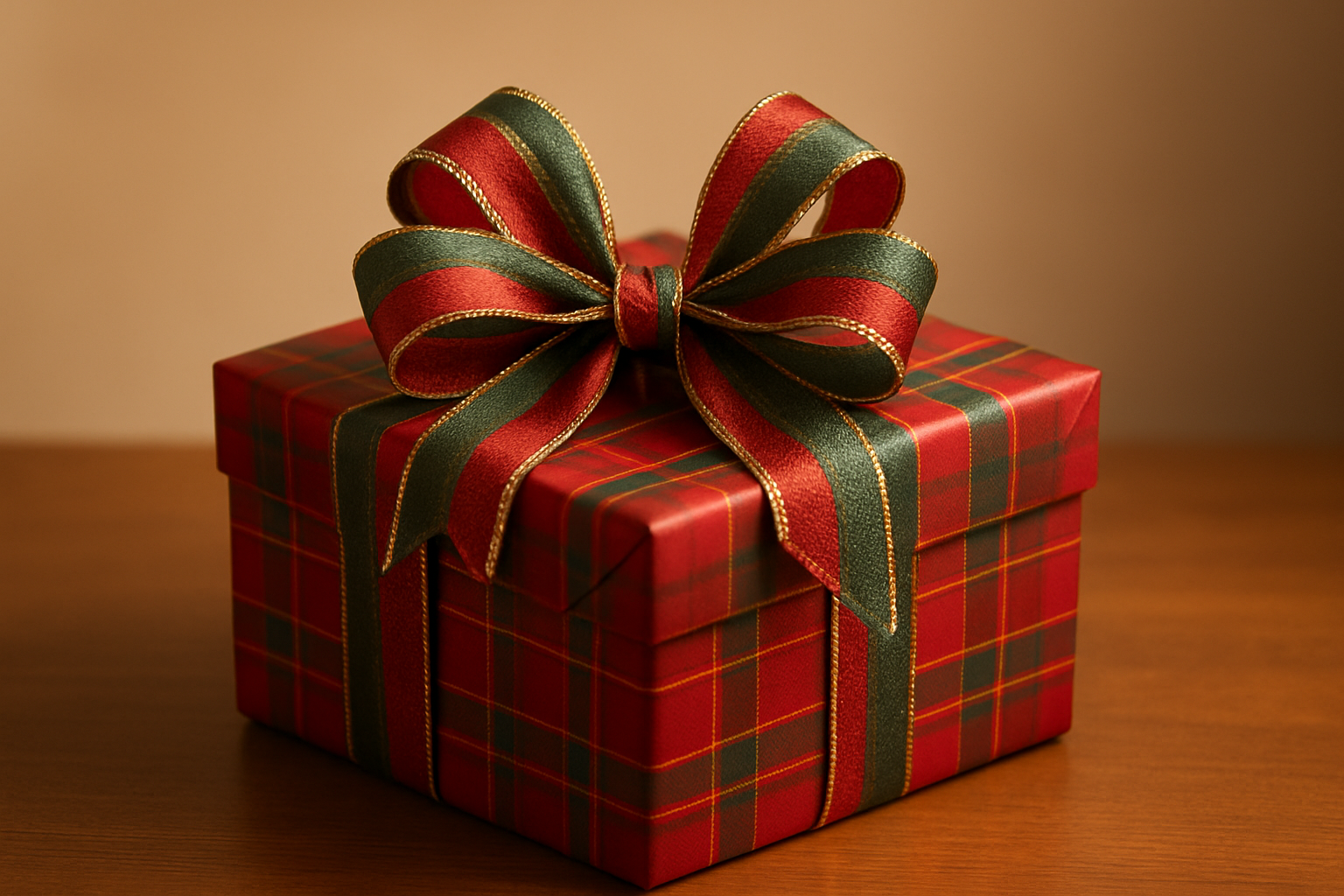 gift wrapped box